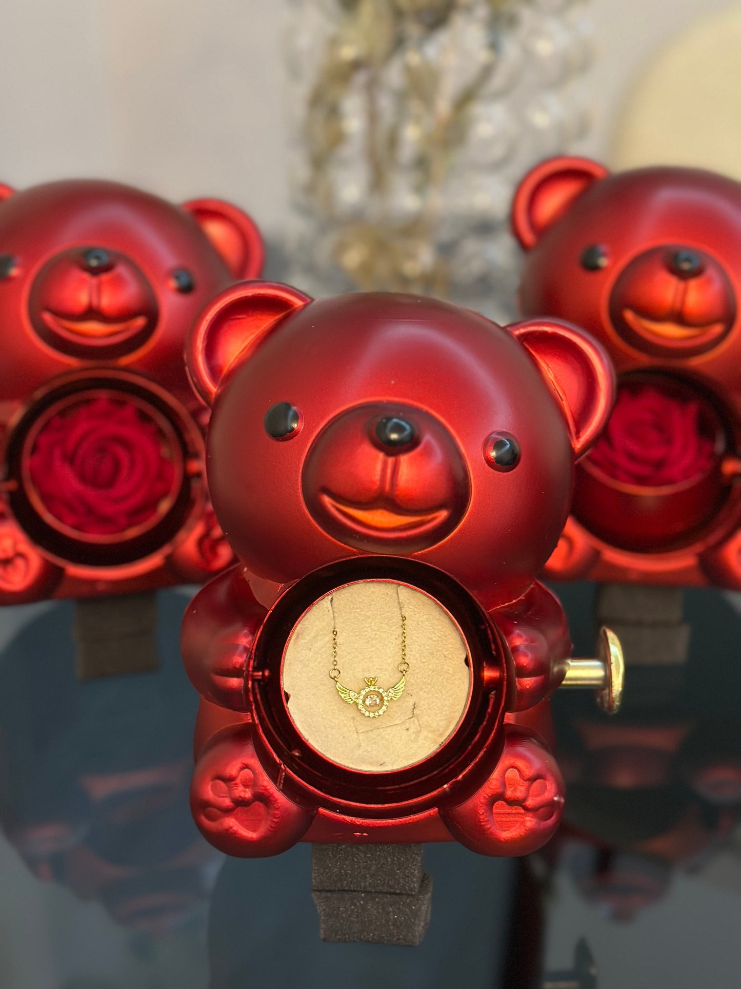 SEVİMLİ AYICIK GÜL KUTUSU