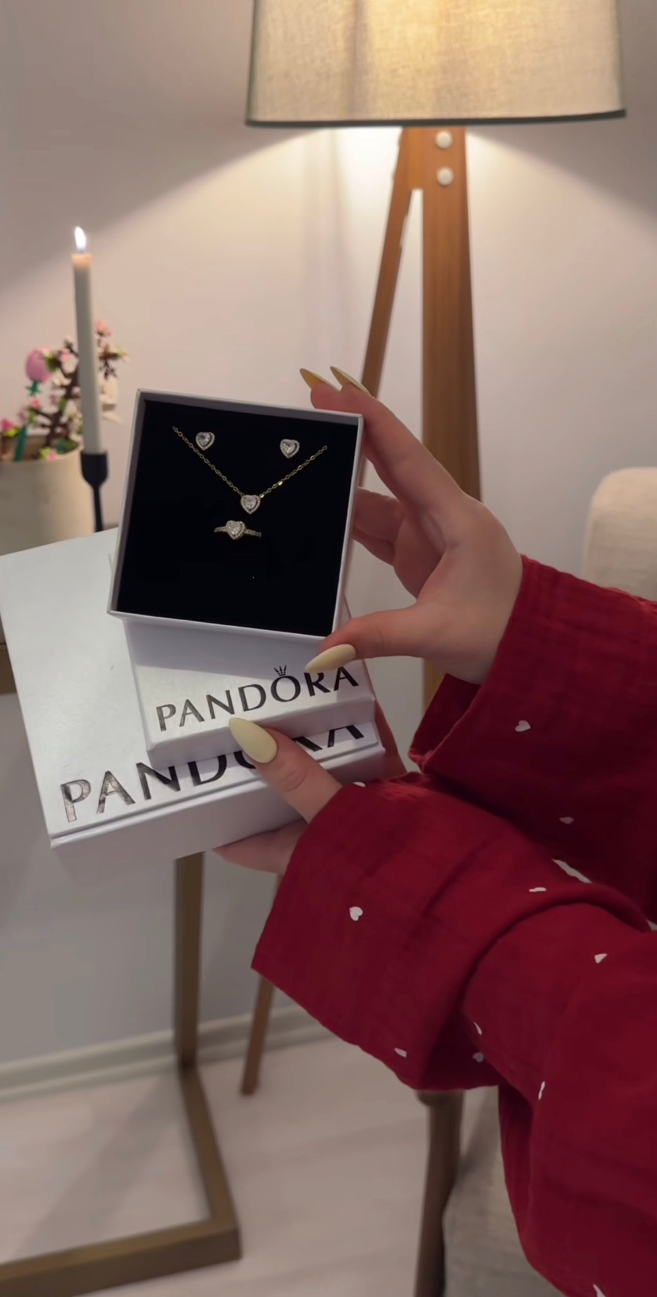 Özel Pandora Kutusunda Zarif Pandora Seti