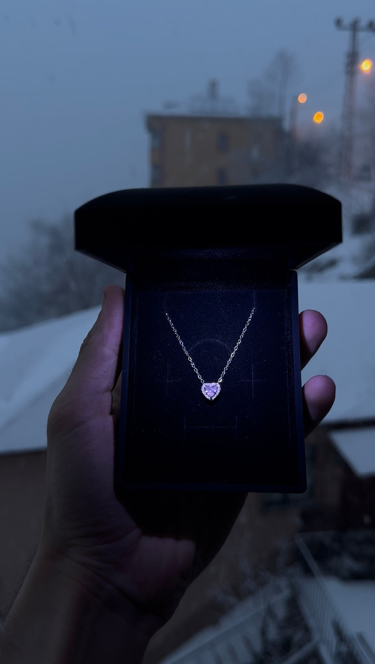 14 AYAR GÜMÜŞ KAPLAMA AŞK KOLYE