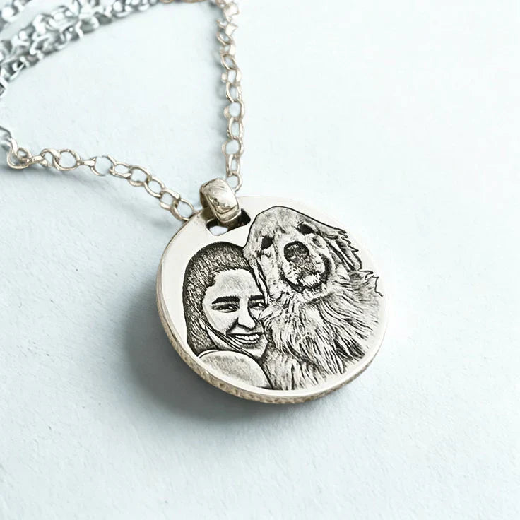 Kişiye Özel Fotoğraflı Kolye