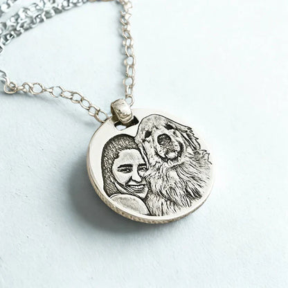 Kişiye Özel Fotoğraflı Kolye