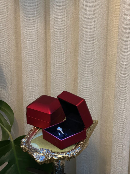 Kırmızı Işıklı Kutuda Pandora Yüzük