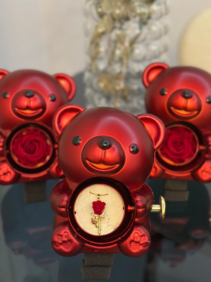 SEVİMLİ AYICIK GÜL KUTUSU