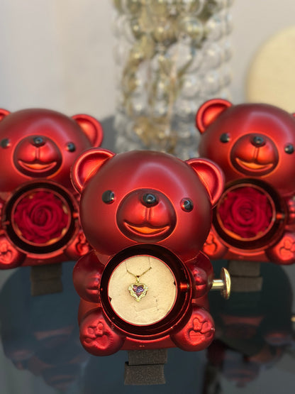 SEVİMLİ AYICIK GÜL KUTUSU