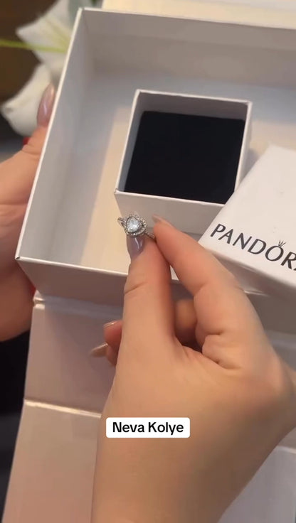 14 AYAR GÜMÜŞ KAPLAMA AYARLANABİLİR AŞK YÜZÜĞÜ