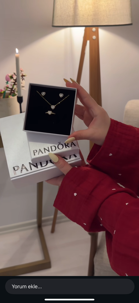 Özel Pandora Kutusunda Zarif Pandora Seti