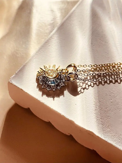 ARKADAŞLIĞIN SEMBOLÜ: EŞSİZ PANDORA ARKADAŞ KOLYESİ ( AY ve GÜNEŞ KOLYE )