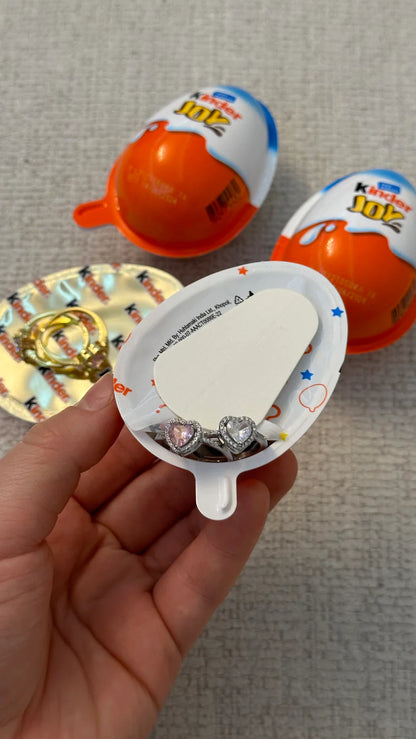 CİDDİ İLİŞKİ YÜZÜĞÜ ( KİNDER SÜRPRİZ KUTULU )